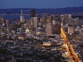 San Francisco Skyline from Twin Peaks at Dusk